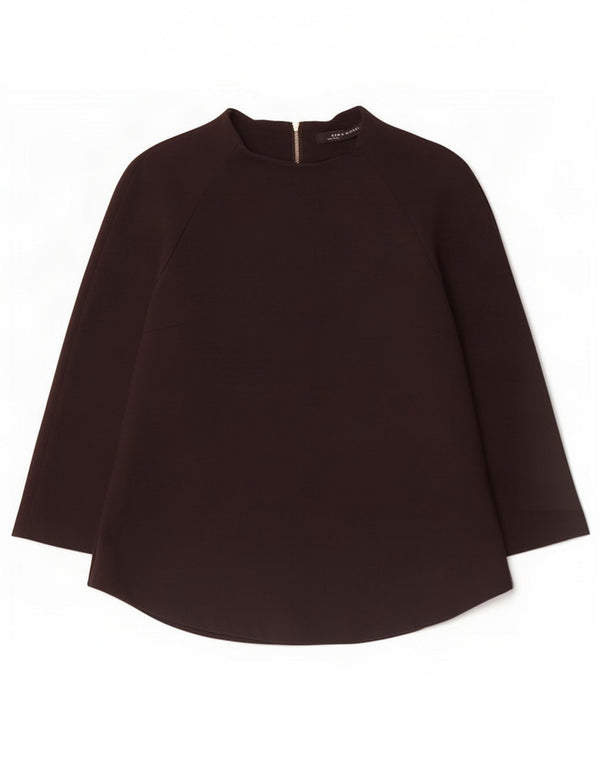 Top damski Zara z rękawem 3/4 UK 14, duży, czarny
