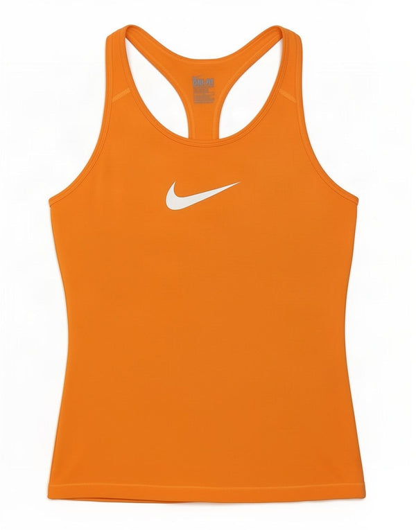 Damska kamizelka Nike Dri Fit Graphic Top UK 14, duża, żółta