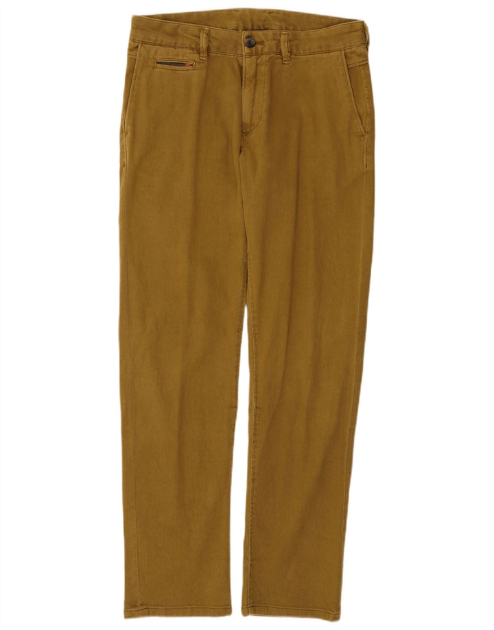Męskie spodnie typu chino Regular Diesel W29 L31 Khaki Cotton