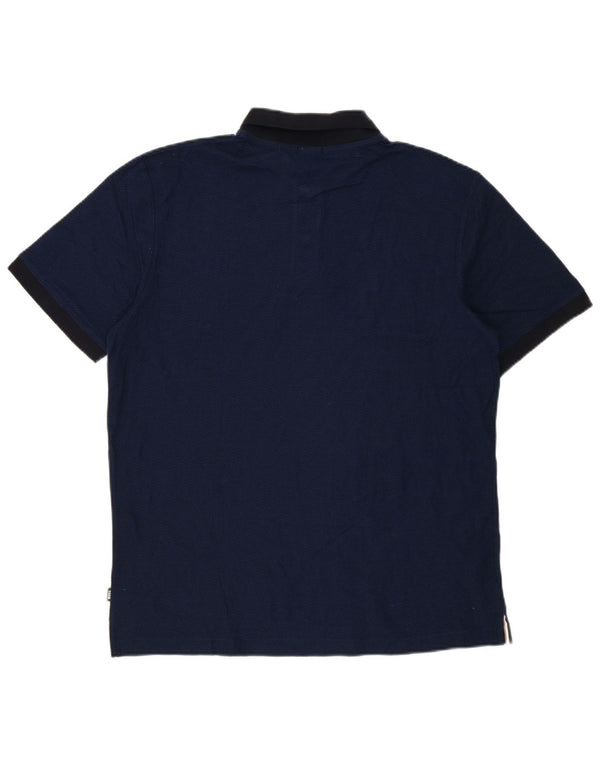 Męska koszulka polo Slim Fit Hugo Boss 2XL, granatowa, bawełniana