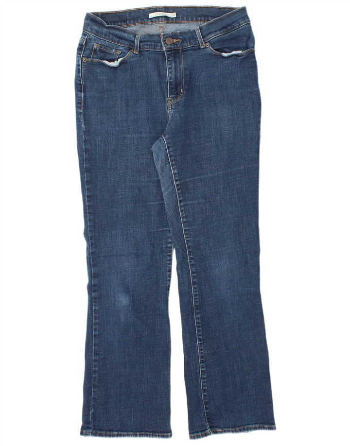 Damskie klasyczne jeansy Bootcut Levi's W29 L28 Niebieska bawełna
