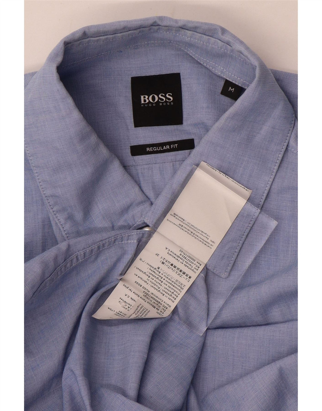 Koszula męska Hugo Boss o regularnym kroju, średnioniebieska, bawełniana
