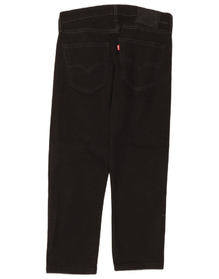 Męskie jeansy Levi's 514, proste, W31 L24, czarne, bawełniane
