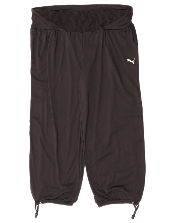 Damskie spodenki sportowe Puma Bermudy UK 10, małe, czarne, poliestrowe