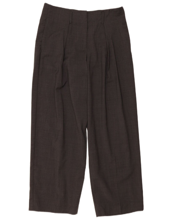 Damskie spodnie garniturowe Massimo Dutti z wysokim stanem EU 40 Medium W30 L29 Szare