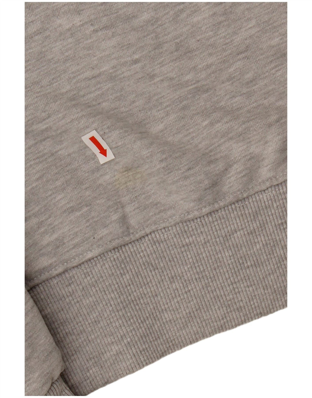 Męski sweter z grafiką Superdry, średnioszary, bawełniany w cętki