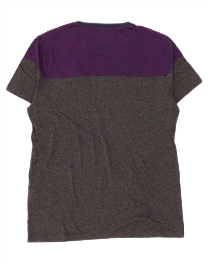 Ted Baker Męski T-shirt, rozmiar 3, bawełna w kolorze średniej szarości