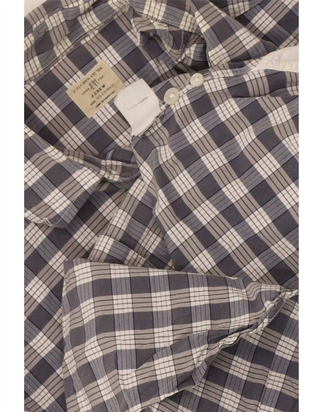 Koszula męska J. Crew, rozmiar 13 1/2 XS, bawełniana szara krata