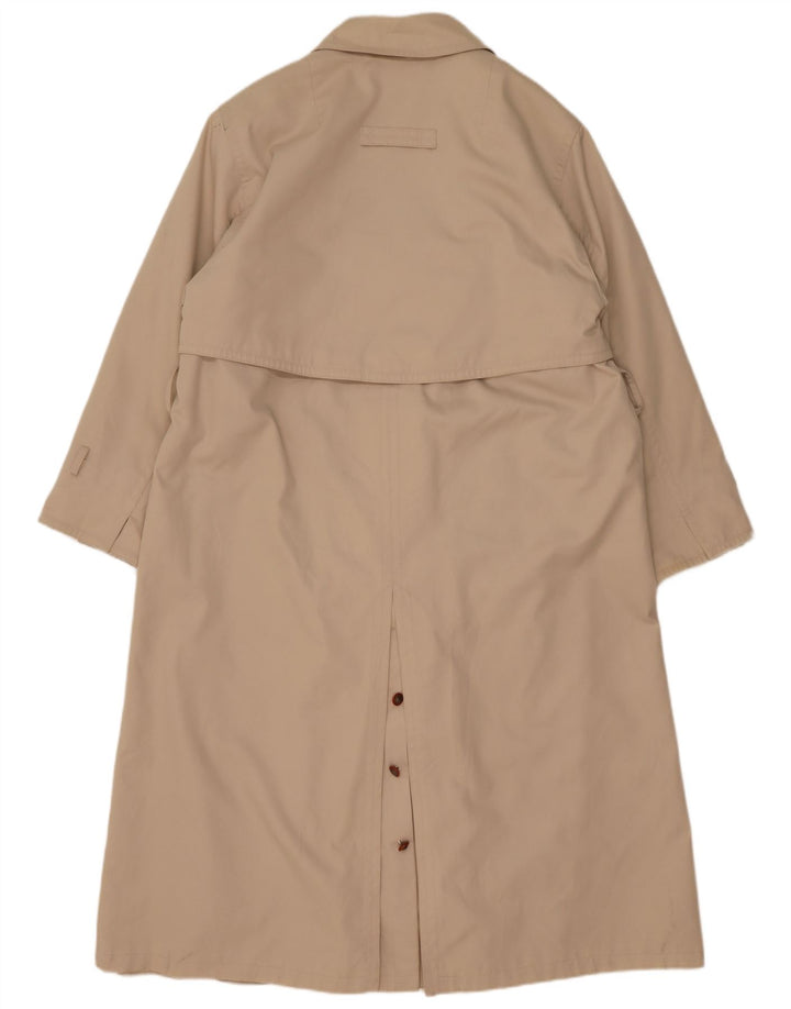 Płaszcz damski vintage UK 18 XL beżowy akryl