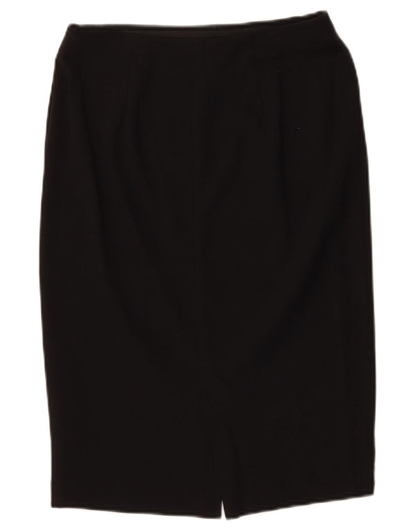 Marks & Spencer Damska spódnica ołówkowa UK 8 Small W27 Czarna wiskoza