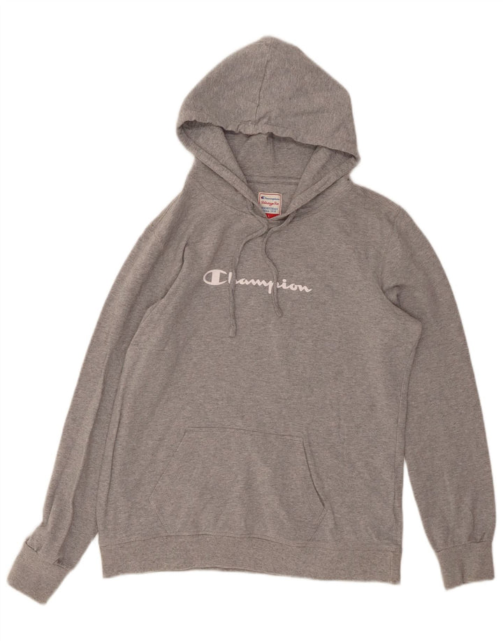 Damska bluza z kapturem CHAMPION Heritage Fit Graphic UK 14, duża, szara