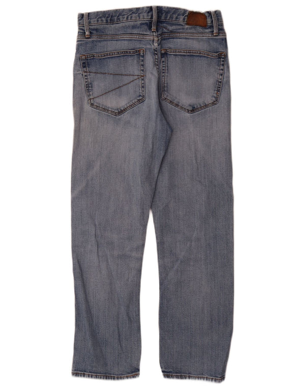 Marks & Spencer Męskie niebieskie dżinsy Harbour Regular Straight W30 L29 Bawełna