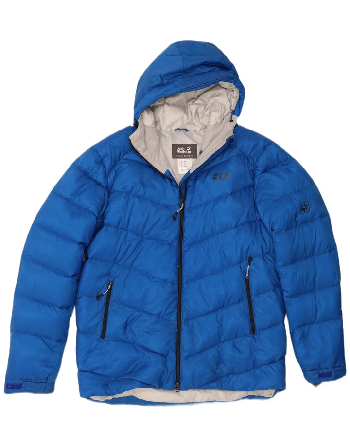 Męska ocieplana kurtka z kapturem Jack Wolfskin UK 44/46 XL Niebieski poliester