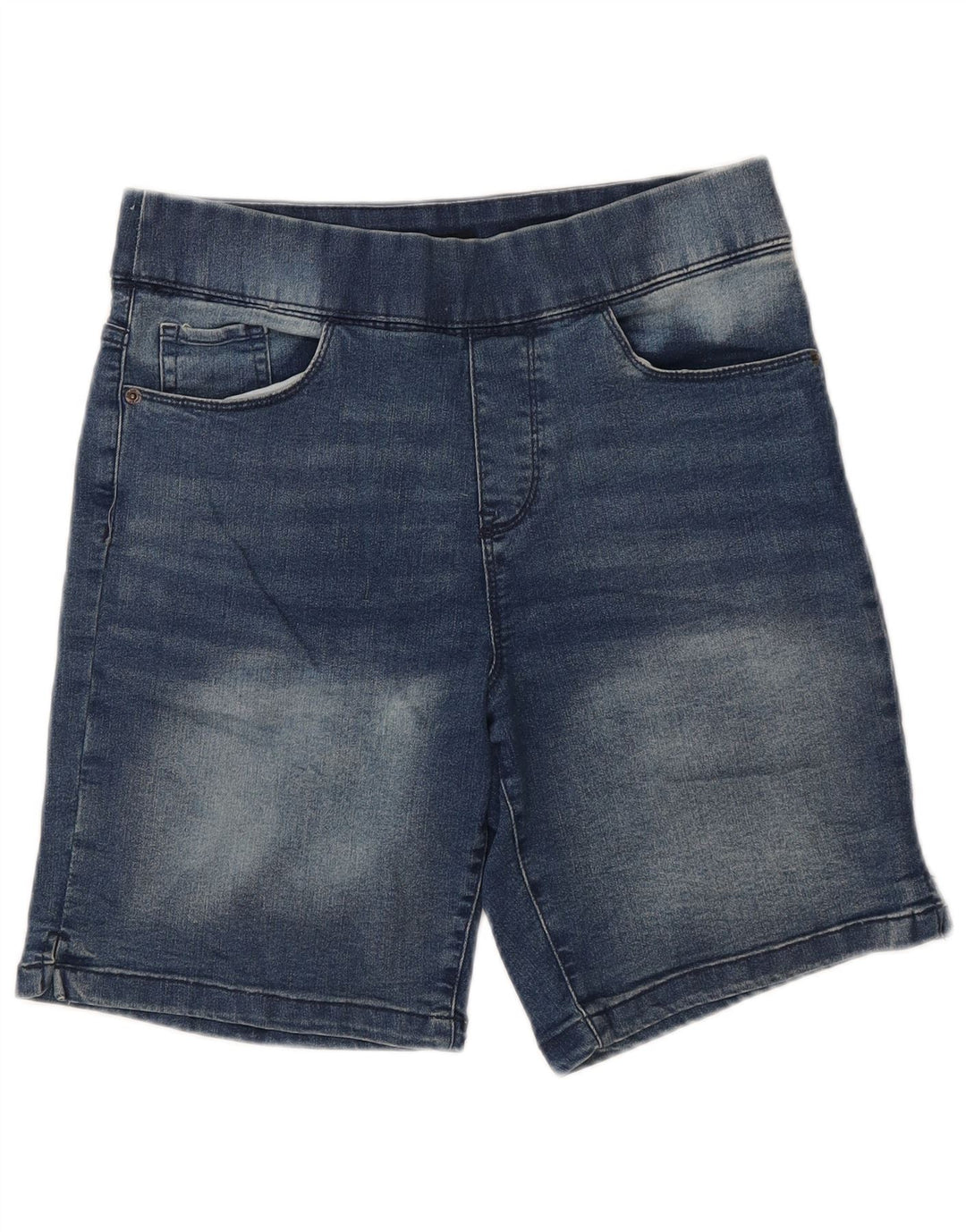 Męskie spodenki jeansowe DKNY, małe, W30, niebieskie, bawełniane