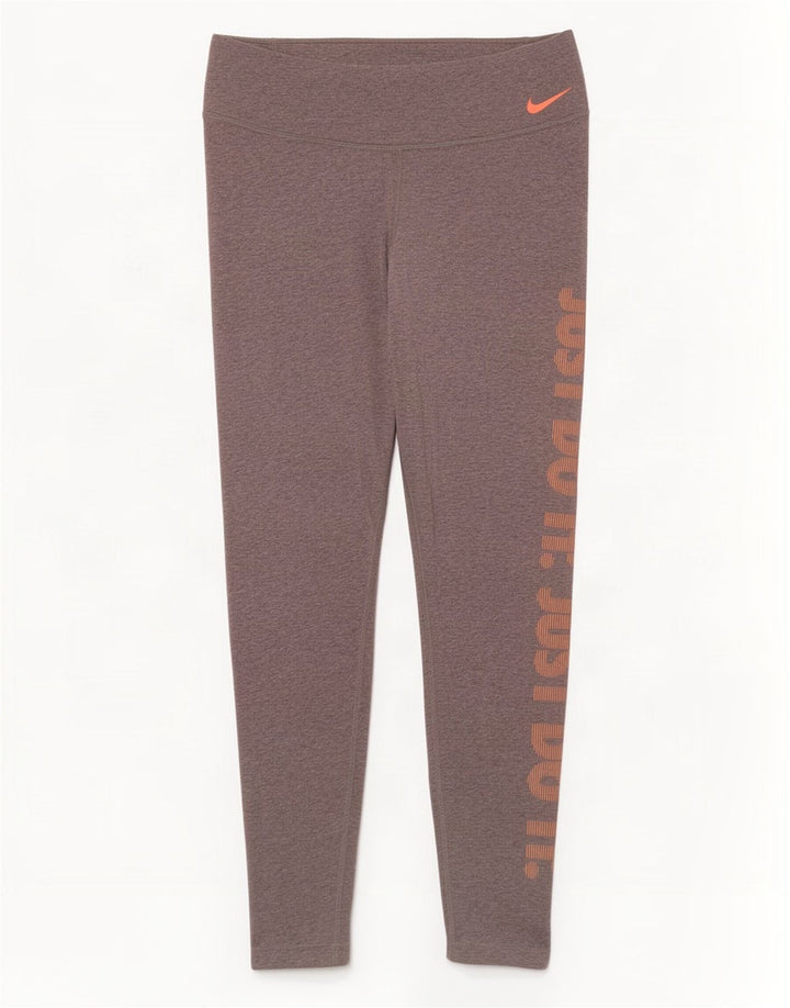 Damskie legginsy Nike Dri Fit Graphic UK 18 XL, szare