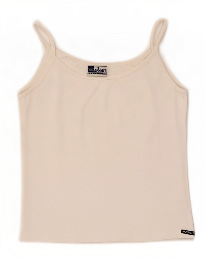 Damski top na ramiączkach Asics UK 18 XL, biały