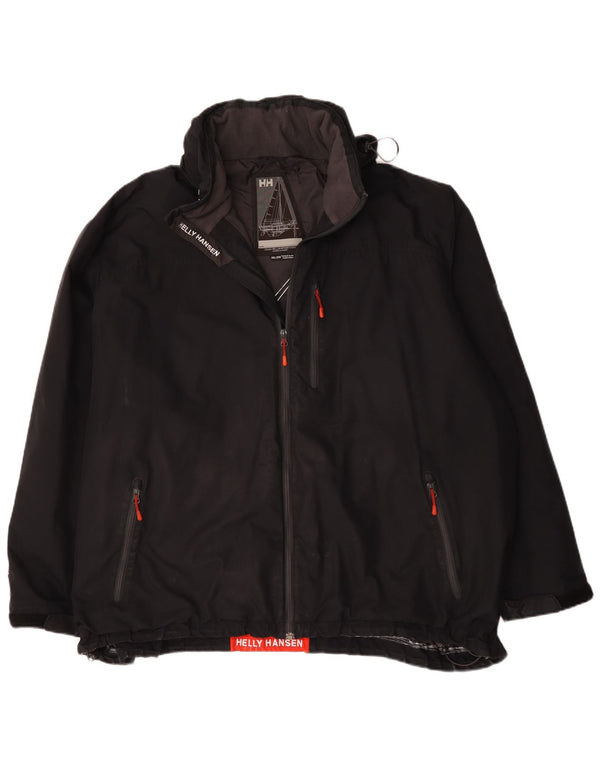 Męska wiatrówka Helly Hansen Graphic UK 46 3XL Czarny poliester