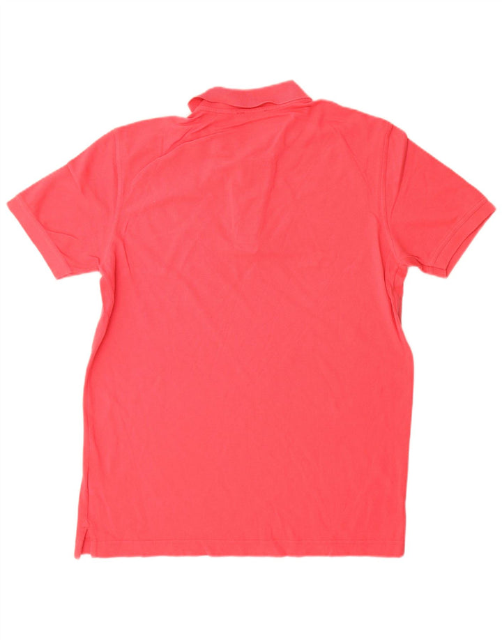 Męska koszulka polo Benetton, bawełniana, w kolorze średnio czerwonym