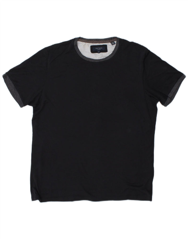 T-shirt męski TED BAKER, rozmiar 3, średni, granatowy, bawełniany