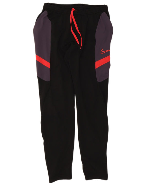 Damskie spodnie dresowe Nike UK 12, poliester w kolorze średniej czarnej kolorystyki