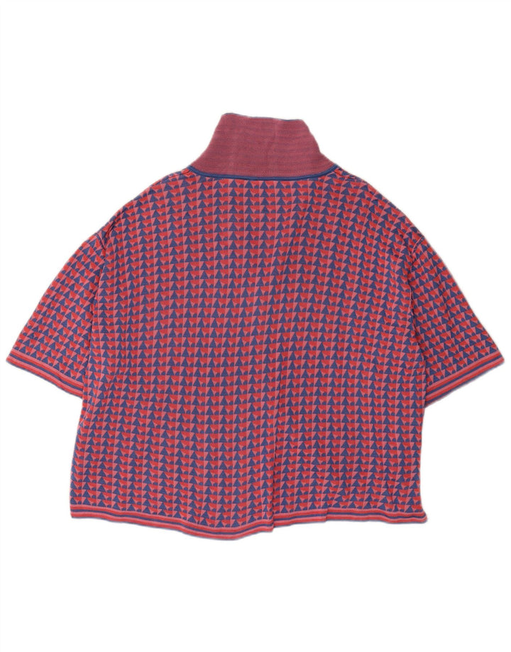 Sweter damski Zara z krótkim rękawem, UK 14, średni, wielokolorowy