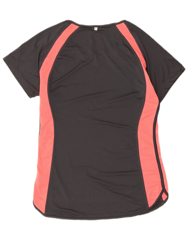 T-shirt damski FILA Top UK 14, duży czarny poliester z blokami kolorów