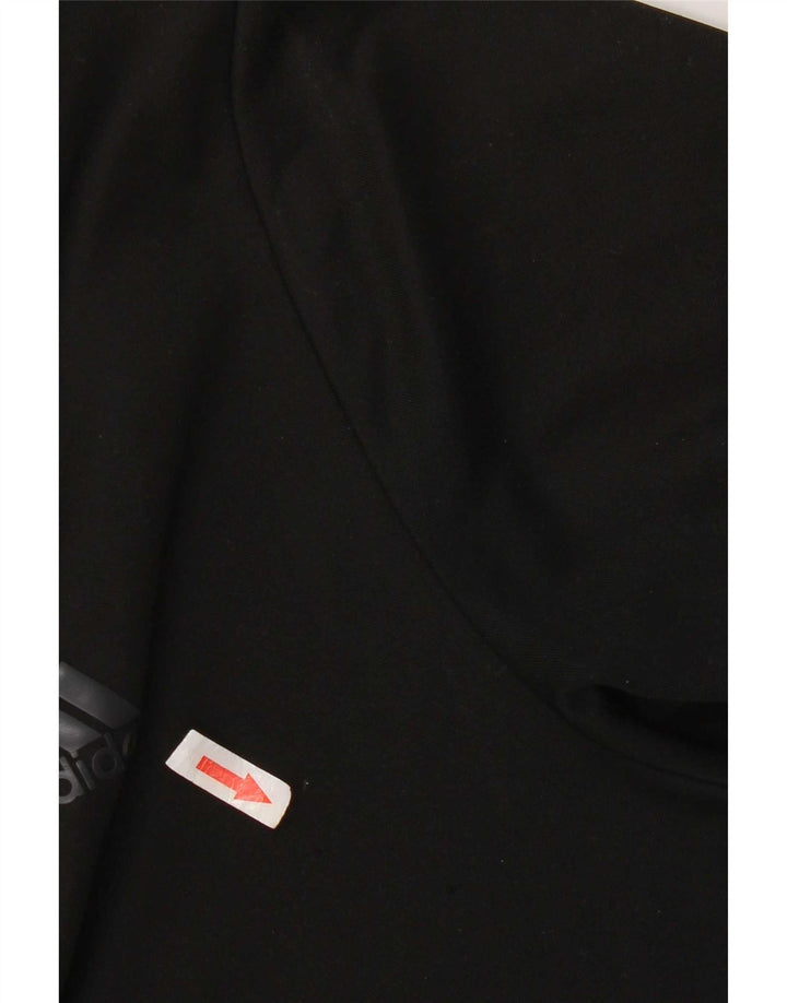 Męska koszulka polo Adidas, duża, czarna