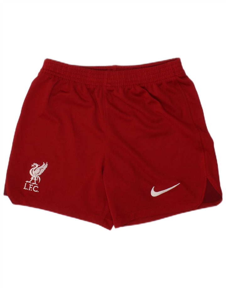 Chłopięce spodenki sportowe NIKE Liverpool 10-11 lat, średni czerwony poliester
