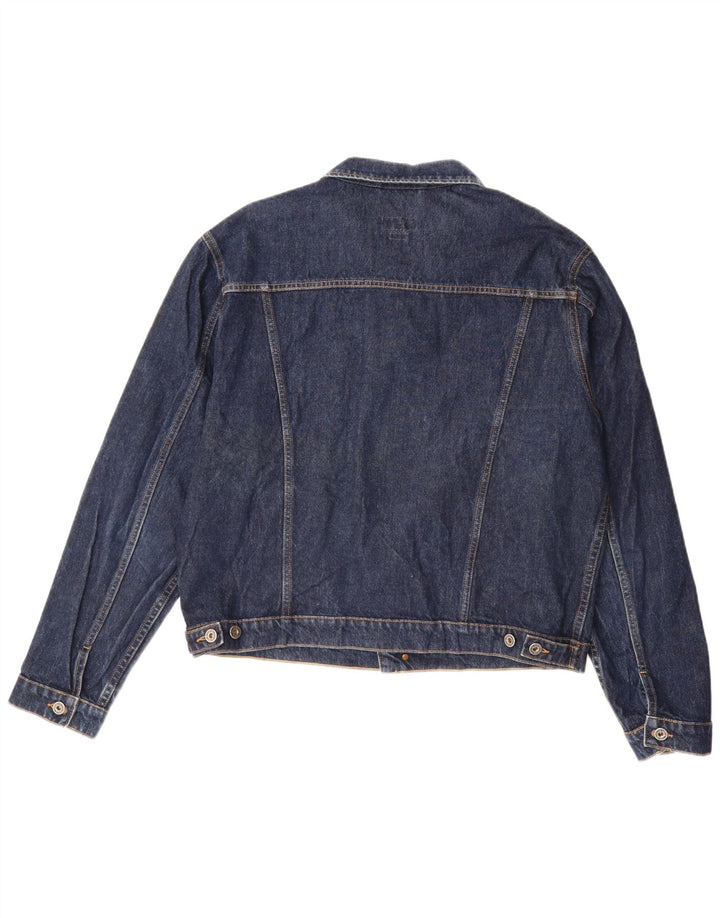 MUSTANG Męska kurtka dżinsowa UK 40 XL, granatowa, bawełniana