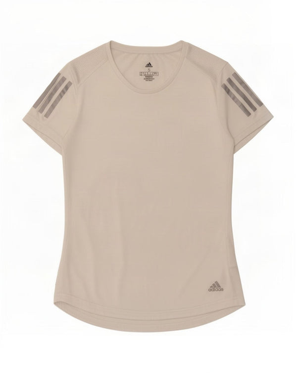 Damska koszulka Adidas Aeroready Top UK 8/10, mała, biała, poliestrowa