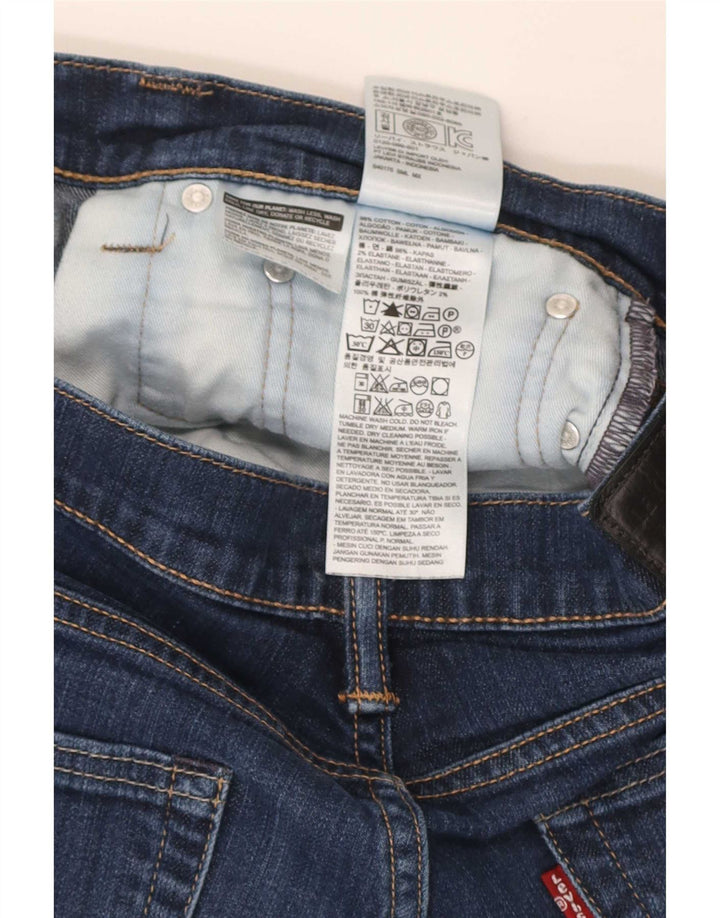 Męskie jeansy Levi's 511 Slim W34 L32 Granatowa bawełna