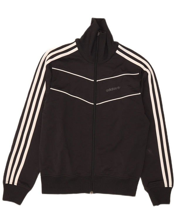 Damska bluza dresowa Adidas UK 14 Średni czarny poliester