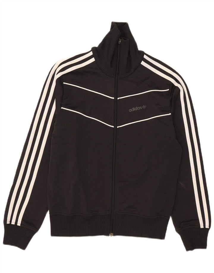 Damska bluza dresowa Adidas UK 14 Średni czarny poliester