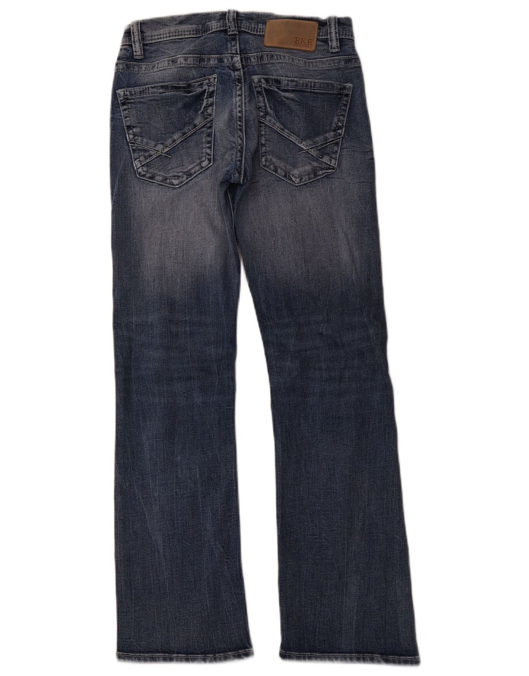 Damskie jeansy BKE Aiden Bootcut W28 L30 Granatowa bawełna