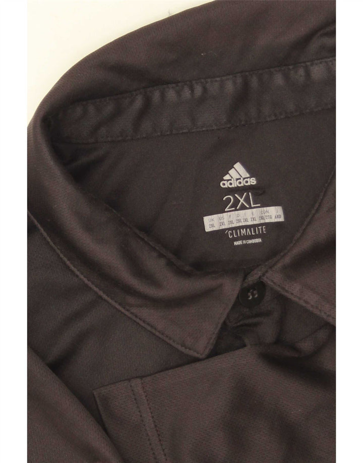 Męska koszulka polo Adidas Climalite 2XL w kolorze czarnym