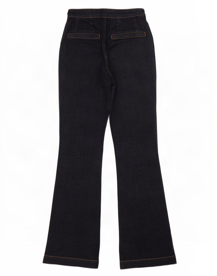 Damskie jeansy rozkloszowane Massimo Dutti W26 L30 Granatowe