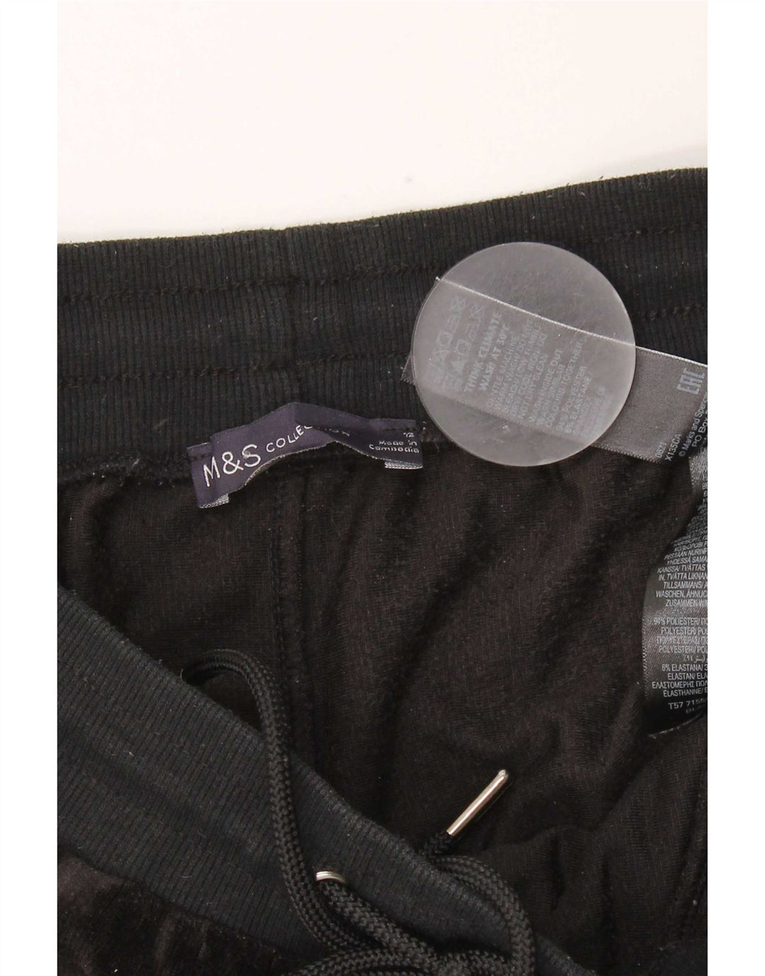 Damskie spodnie dresowe Marks & Spencer Crop Joggers UK 12 Średni brąz