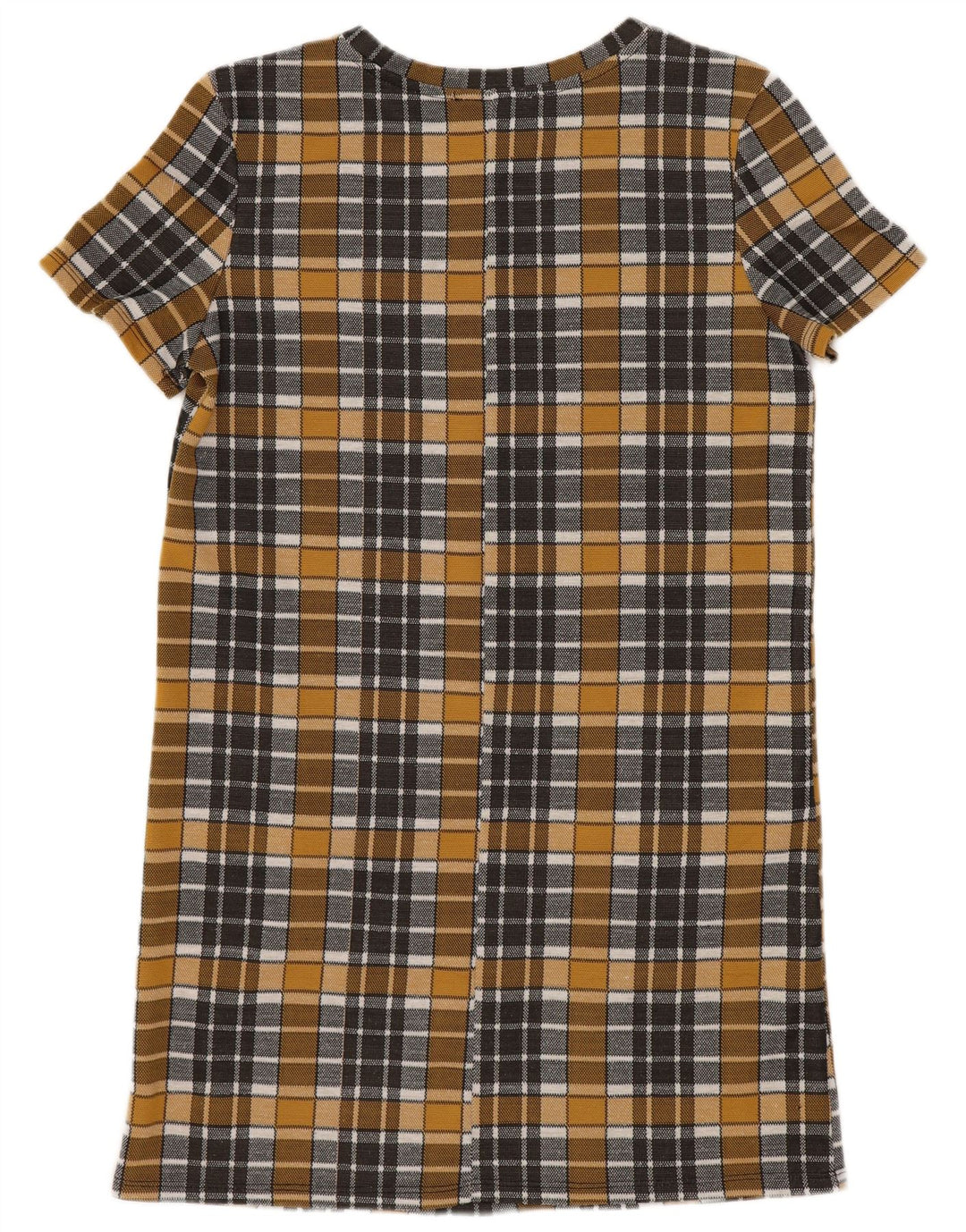 Sukienka damska Zara Trafaluc Shift UK 10 w małą żółtą kratkę