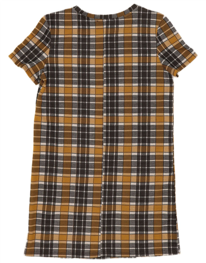 Sukienka damska Zara Trafaluc Shift UK 10 w małą żółtą kratkę