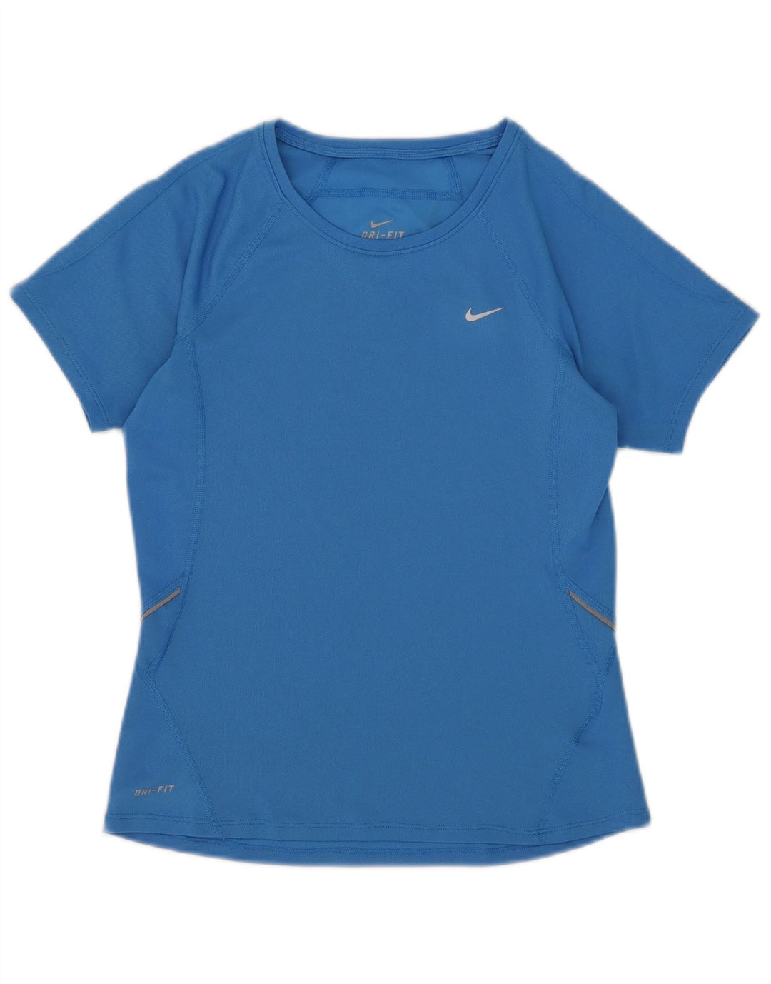 Damska koszulka Nike Dri Fit Top UK 8/10, mały, niebieski poliester