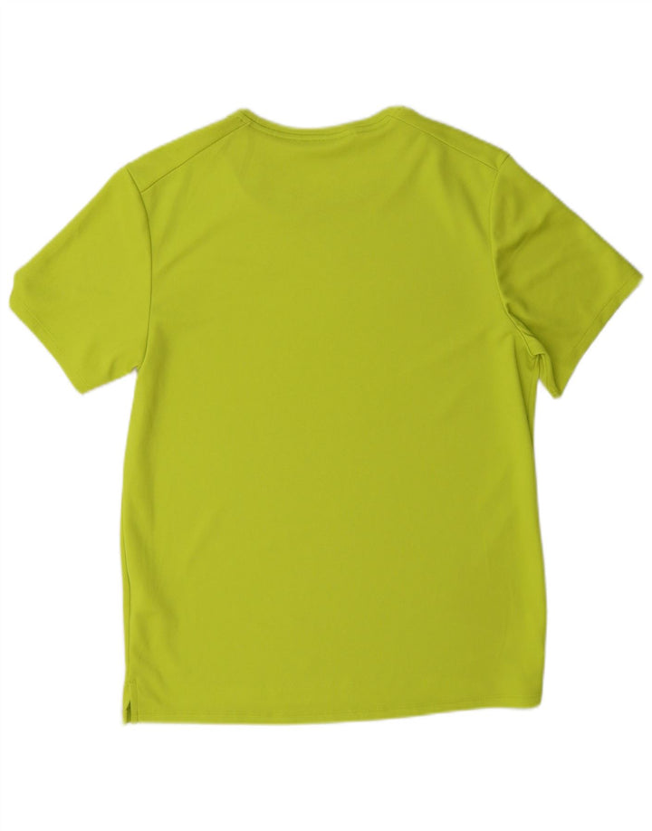 Męski T-shirt Nike Dri Fit, mały, zielony, poliestrowy