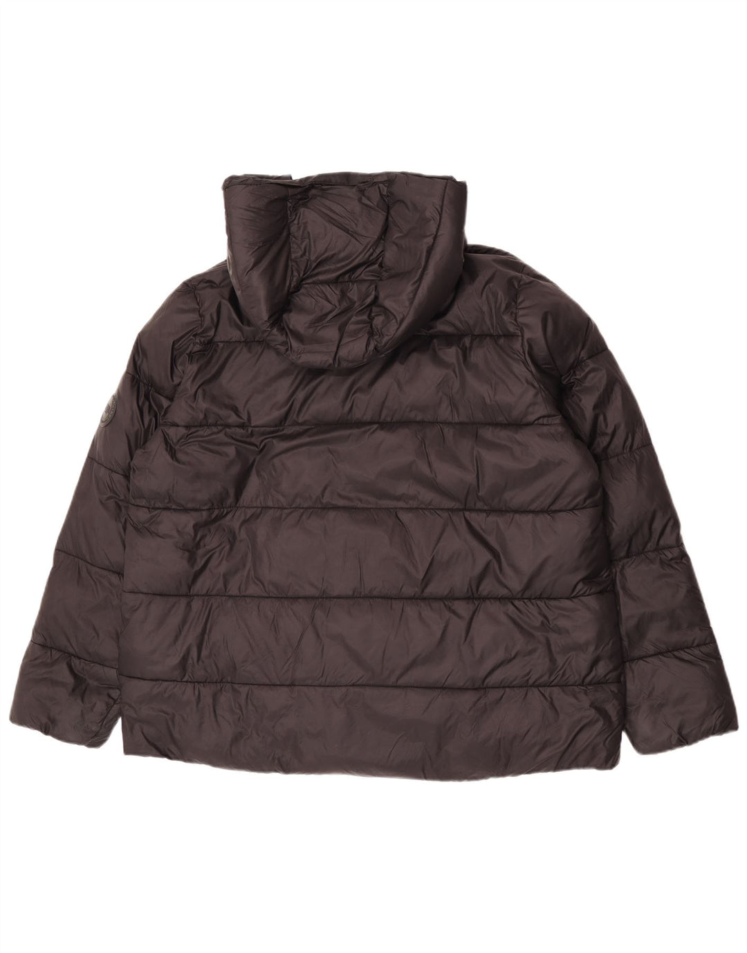 Damska ocieplana kurtka z kapturem Zara UK 18 XL, czarna