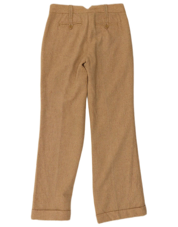 Spodnie damskie Gap Stretch Bootcut US 4 Small W30 L32 Beżowe nakrapiane