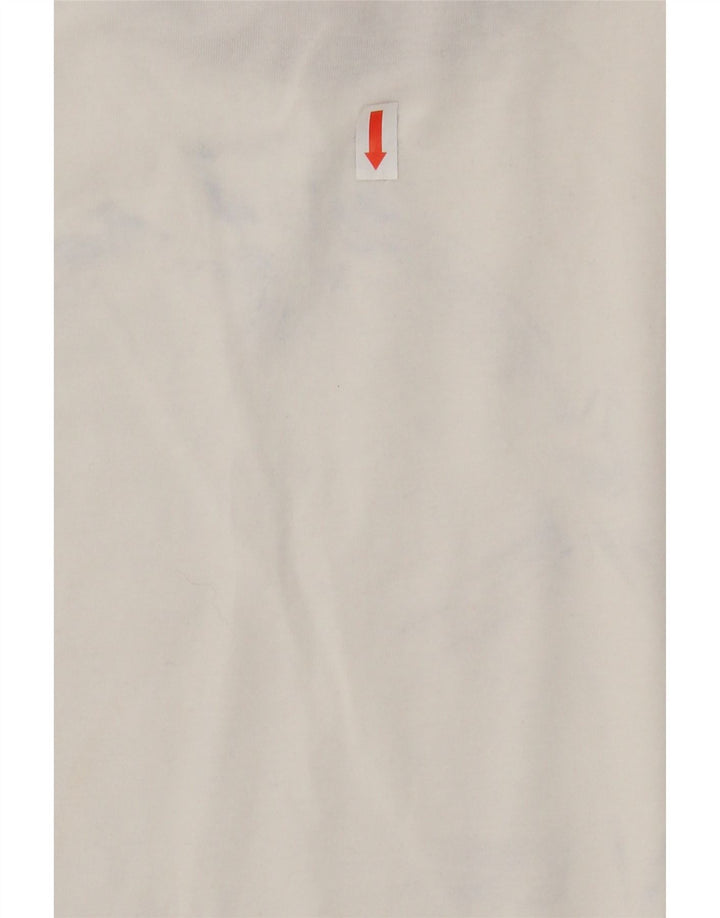 TOMMY HILFIGER Mens T-Shirt Top Large White Cotton Vintage Tommy Hilfiger and Second-Hand Tommy Hilfiger from Messina Hembry 