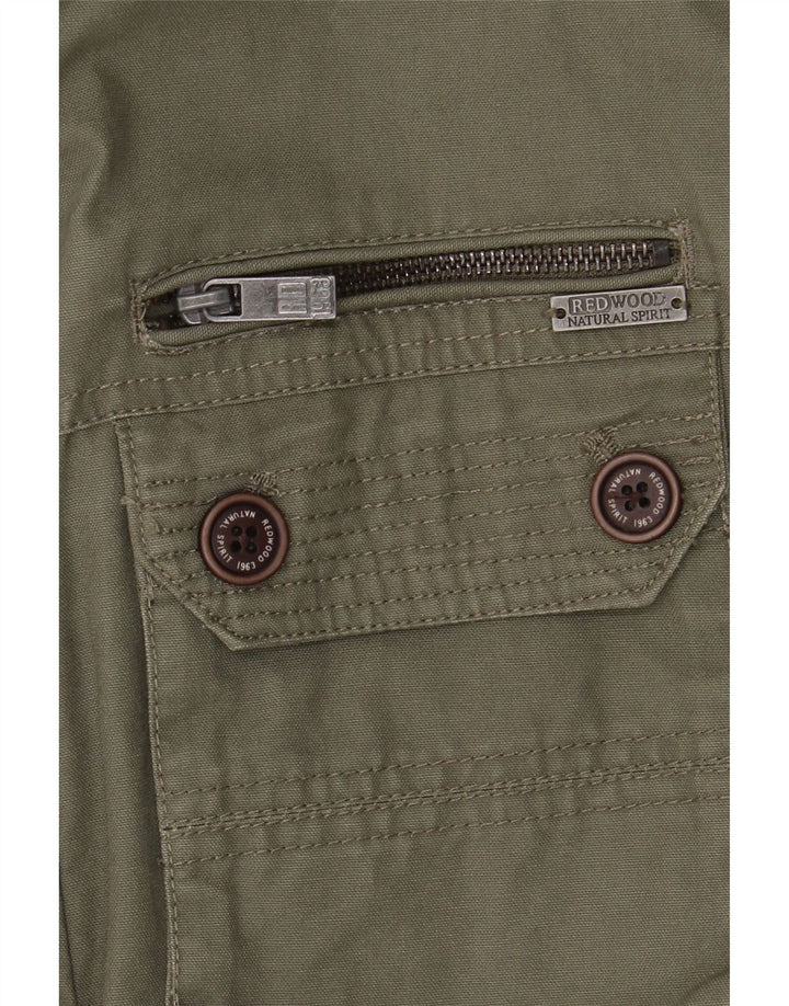 Męska kurtka użytkowa REDWOOD UK 40, duża, bawełniana khaki