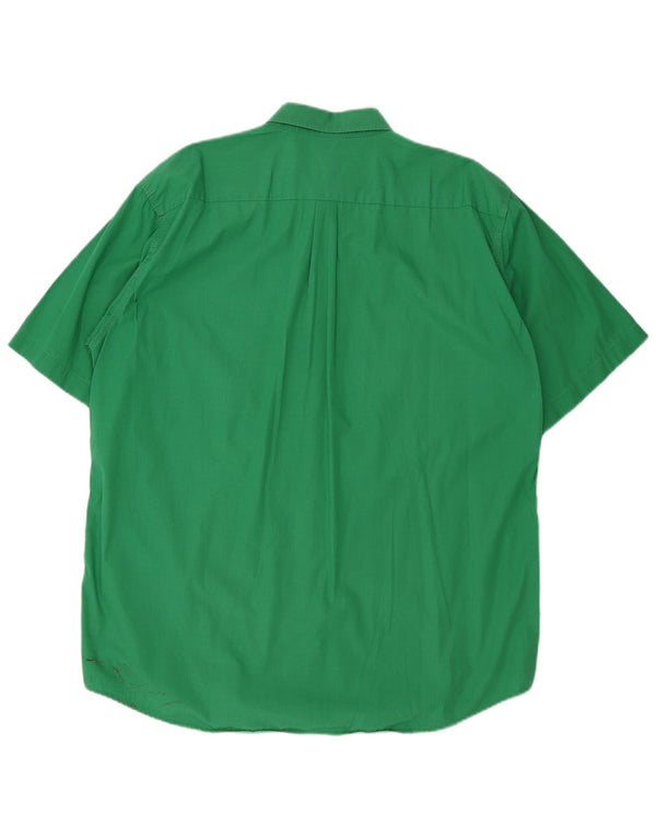 Levi's Mens Short Sleeve Shirt XL Green Cotton