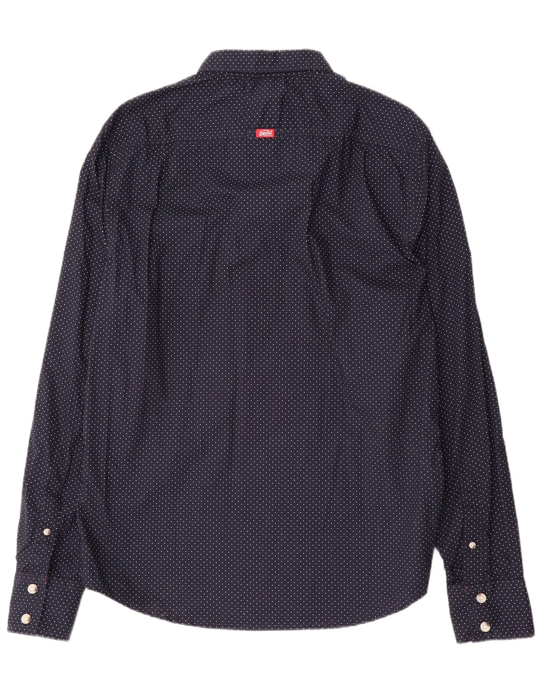 Koszula męska Superdry XL, granatowa, bawełniana w cętki