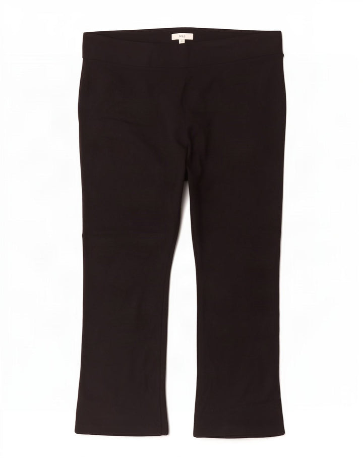 Damskie spodnie dresowe Marks & Spencer UK 22 3XL Czarna wiskoza
