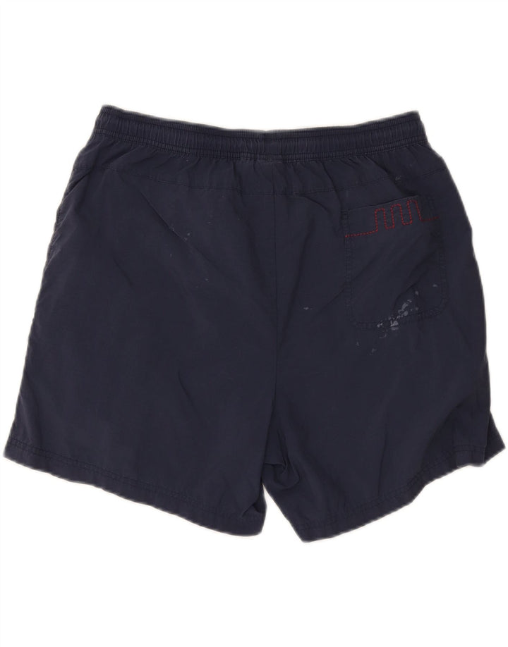 ADIDAS Mens Sport Shorts Large Navy Blue Polyester Vintage Adidas and Second-Hand Adidas from Messina Hembry 