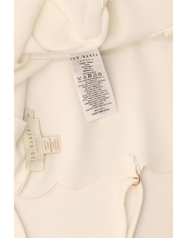 TED BAKER Womens Cami Top Size 1 XS White Polyester